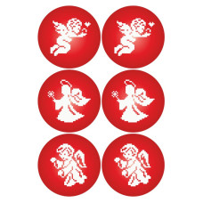 ТР725ан2334k Барвиста вишиванка Набір для вишивки бісером - Іграшка Ангелики 23x34 (атлас)