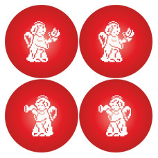 ТР727ан3131k Барвиста вишиванка Набір для вишивки бісером - Іграшка Ангелики 31x31 (атлас)