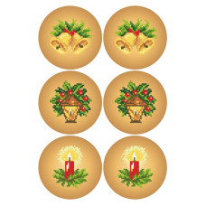 ТР731ан2334k Барвиста вишиванка Набір для вишивки бісером - Іграшка Різдвяний настрій 23x34 (атлас)