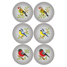 ТР732ан2334k Барвиста вишиванка Набір для вишивки бісером - Іграшка Різдвяний настрій 23x34 (атлас)