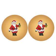 ТР740пн3718k Барвиста вишиванка Набір для вишивки бісером - Іграшка Різдвяний настрій 37x18 (габардин)