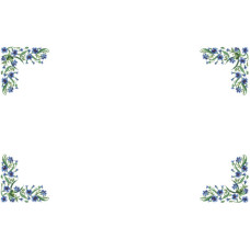 ТР780аБ9999k Барвиста вишиванка Набір для вишивки бісером - Скатертина Весняні Волошки 220х150 (атлас, білий)