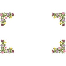 ТР781аБ9999k Барвиста вишиванка Набір для вишивки бісером - Скатертина Літні квіти 220х150 (атлас, білий)