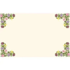 ТР781аМ9999 Літні квіти. Скатертина бежева на атласі 2х1.5 м. Барвиста вишиванка. Заготовка для вишивки бісером і нитками