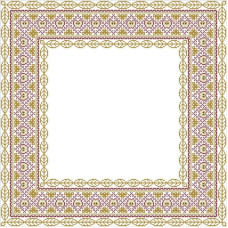 ТР866аМ5656k Барвиста вишиванка Набір для вишивки бісером - Скатертина Яблуневий сад 80х80 см (схема на атласі, колір бежевий)