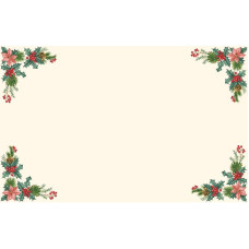 ТР888аМ9999 Барвиста вишиванка Заготовка для вишивки бісером або нитками - Скатертина Новорічний букет 220х150 см (схема на атласі, колір бежевий) ТР888аМ9999 Барвиста вишиванка Заготовка для вишивки бісером або нитками - Скатертина Новорічний букет 220х150 см (схема на атласі, колір бежевий)