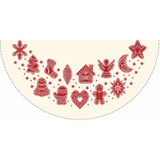 ТР891аМ7070k Барвиста вишиванка Набір для вишивки бісером - Пошита спідничка під ялинку Новорічні прикраси 70x70 см (атлас, колір бежевий) ТР891аМ7070k Барвиста вишиванка Набір для вишивки бісером - Пошита спідничка під ялинку Новорічні прикраси 70x70 см (атлас, колір бежевий)