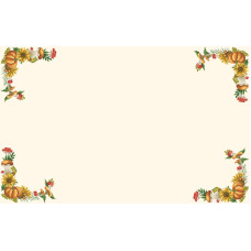 ТР896аМ9999 Барвиста вишиванка Заготовка для вишивки бісером або нитками - Скатертина Осінній оберіг 120x190 см (атлас бежевий)