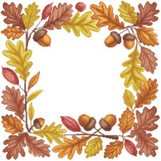 ТР901аБ5050i Барвиста вишиванка Набір для вишивки друкованим хрестиком - Скатертина Родинний оберіг - дуб достатку 80x80 см (атлас)