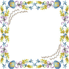 ТР913пБ5050k Барвиста вишиванка Набір для вишивки бісером - Скатертина Писанкова 75х75 см (габардин)