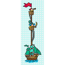 TS79 Quick Tapestry Набір для вишивки гобеленом - Свистати всіх нагору 22x62 см, страмін (схема на канві)