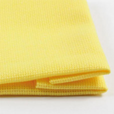 ТВШ-21 1/4 жовтий Aida16, ширина 150, 67% поліестер, 33% бавовна, тканина для вишивки хрестиком