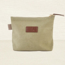 U2128 DMC Сумка-косметичка для рукодільниці Eco Vita Small Pouch, 16x19x6 см (колір оливковий)