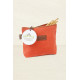 U2128 DMC Сумка-косметичка для рукодільниці Eco Vita Small Pouch, 16x19x6 см (колір теракотовий)