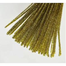В-002 Чарівна Мить Синельний дріт 6x300 мм - золотий люрекс (в упаковці 150 шт) В-002 Чарівна Мить Синельний дріт 6x300 мм - золотий люрекс (в упаковці 150 шт)