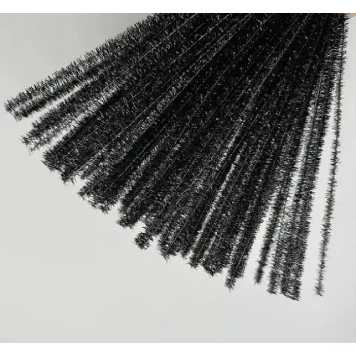 В-009 Чарівна Мить Синельний дріт 6x300 мм - чорний люрекс (в упаковці 150 шт) В-009 Чарівна Мить Синельний дріт 6x300 мм - чорний люрекс (в упаковці 150 шт)