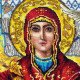 VC_023 Voloshka Набір для вишивка рахунковим хрестиком - Ікона Свята Покрова 27x36 см, Aida 16 ct