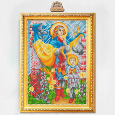 VC_042 Отче наш, що єси на небесах, за мотивами ікони О. Охапкіна 27.4 х 40.6 см. Voloshka. Набір для вишивки хрестом