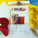 VD_SA_001 Voloshka Набір для вишивки рахунковим хрестиком - Квіткове серце 24x21 см, на Aida 16 (канва з фоном) VD_SA_001 Voloshka Набір для вишивки рахунковим хрестиком - Квіткове серце 24x21 см, на Aida 16 (канва з фоном)