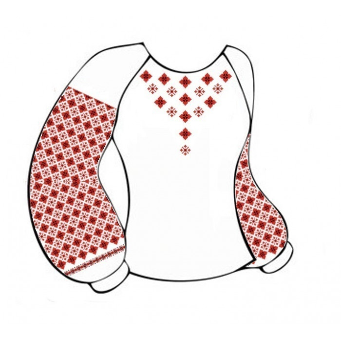 ВДЛ-005 Б Лляна сорочка для дівчинки (біла). Берегиня. Заготовка для вишивки нитками або бісером