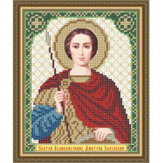 VIA5170 Святий Великомученик Дмитрій Солунський. ArtSolo. Схема на тканині для вишивання бісером