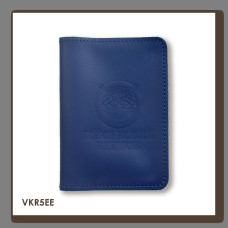 VKR5EE Babylon Обкладинка для військового квитка Військова розвідка 10x14 см синя, чисте тиснення, шкіра