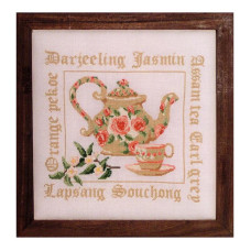 VL04-C Lucas Creations Схема для вишивки рахунковим хрестиком - Маленький чай Petit the 25x26 см, папір