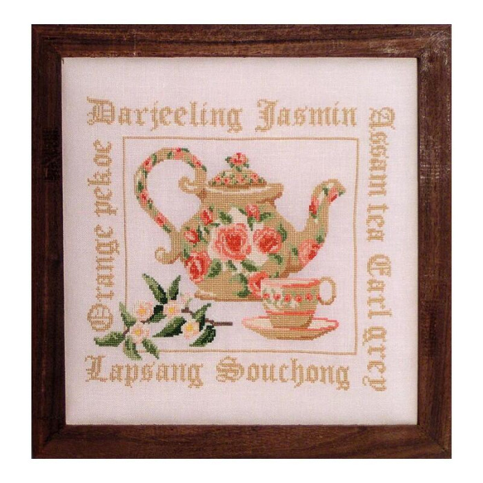 VL04-C Lucas Creations Схема для вишивки рахунковим хрестиком - Маленький чай Petit the 25x26 см, папір