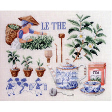 VL10-C Lucas Creations Схема для вишивки рахунковим хрестиком - Чай Le the 32x24 см, папір