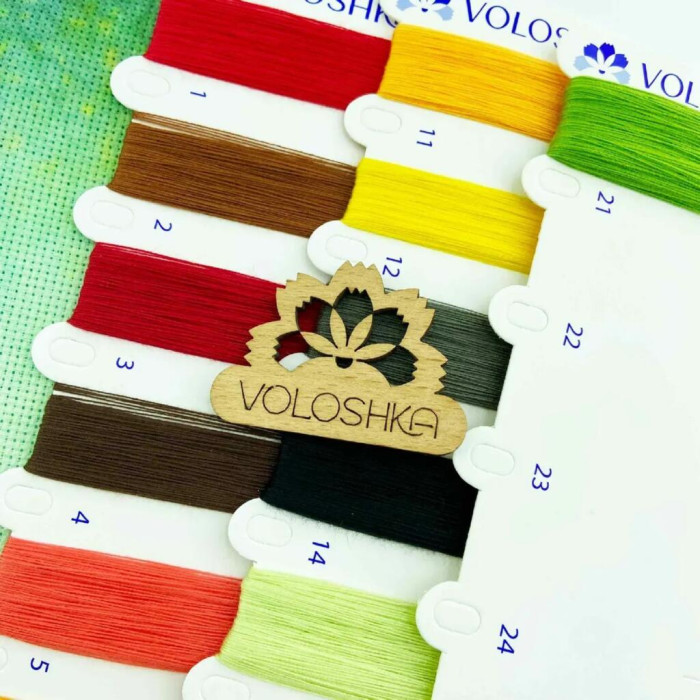 VMC_1015 Voloshka Набір для вишивки рахунковим хрестиком - Літня хатинка 20x26 см, Aida 16 (канва з фоном)