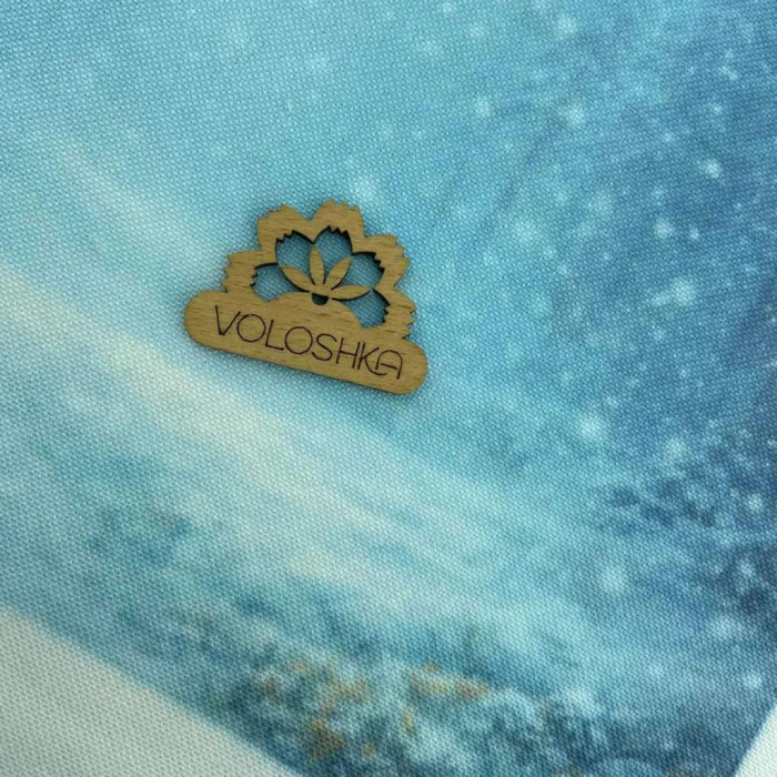 VMC_1016_R Voloshka Набір для вишивки рахунковим хрестиком - Зимова хатинка 20x26см, Рівномірка 32 ct (канва з фоном)