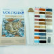 VMC_1019 Voloshka Набір для вишивки рахунковим хрестиком - Кошеня 26,5x29,5 см, Aida 16 (канва з фоном)