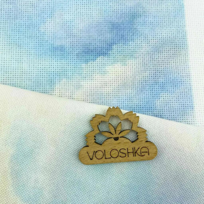 VMC_1027_R Voloshka Набір для вишивки рахунковим хрестиком - Іриси 33x33 см, рівномірка 32 ct (канва з фоном)