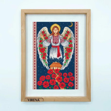 VMC_202514_MV Voloshka Набір для вишивки рахунковим хрестиком - Янгол охоронець 21x31см,  Aida 16