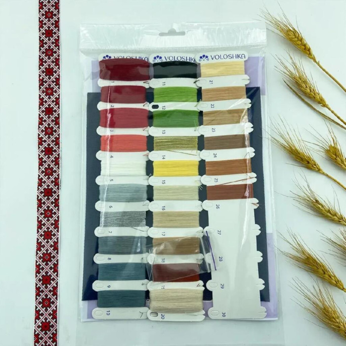 VMC_202514_MV Voloshka Набір для вишивки рахунковим хрестиком - Янгол охоронець 21x31см,  Aida 16 (канва з фоном)