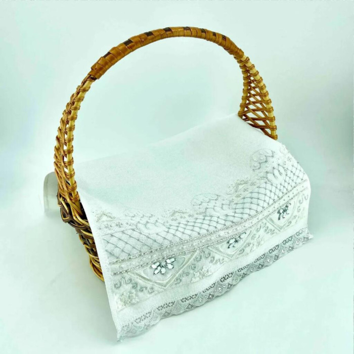 VRM_004_R Voloshka Набір для вишивки рахунковим хрестиком, бісером та бусинами - Рушник великодній 34x50 см (рівномірка 32 ct)