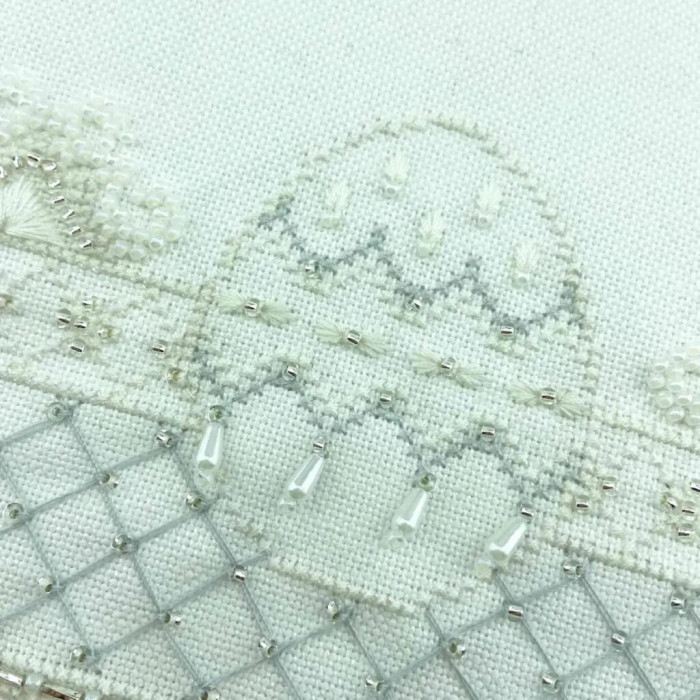 VRM_004_R Voloshka Набір для вишивки рахунковим хрестиком, бісером та бусинами - Рушник великодній 34x50 см (рівномірка 32 ct)