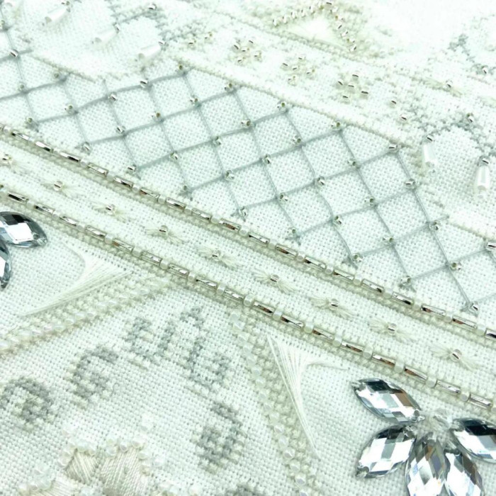 VRM_004_R Voloshka Набір для вишивки рахунковим хрестиком, бісером та бусинами - Рушник великодній 34x50 см (рівномірка 32 ct)