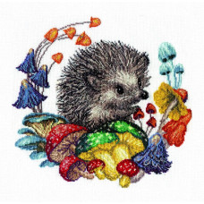 ВТ-261 Crystal Art Набір для вишивки хрестиком - Осіння симфонія 25x25 см, Aida 16