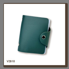 VZB10 Babylon Візитниця базова 9x10x2 см зелена, шкіра