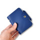 VZB5 Babylon Візитниця базова 9x10x2 см синя, шкіра