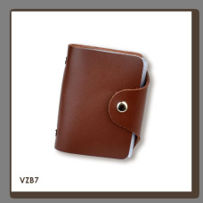 VZB7 Babylon Візитниця базова 9x10x2 см коричнева, шкіра