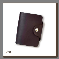 VZB8 Babylon Візитниця базова 9x10x2 см темно-коричнева, шкіра