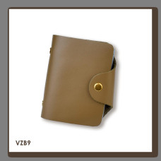 VZB9 Babylon Візитниця базова 9x10x2 см хакі, шкіра