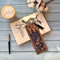 WLZ-001 Wonderland Crafts Набір для вишивки нитками на крафтовому картоні - Закладка Охоронець замку 7,5x19,5