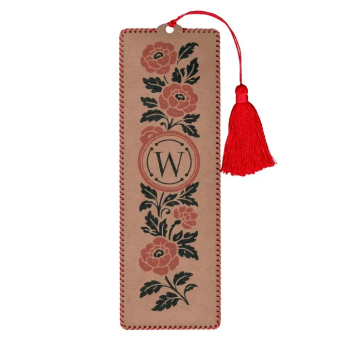 WLZ-015 Wonderland Crafts Набір для вишивки итками на крафтовому картоні - Закладка Гербери, 6,5x20 см