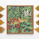 XAC16 Bothy Threads Набір для вишивки хрестиком - Зайці в зелені Greenery Hares 31x31 см, Aida 14