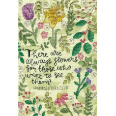 XCC2 Bothy Threads Набір для вишивки хрестиком - Бачення весни Vision Of Spring 18x27 см, Aida 14