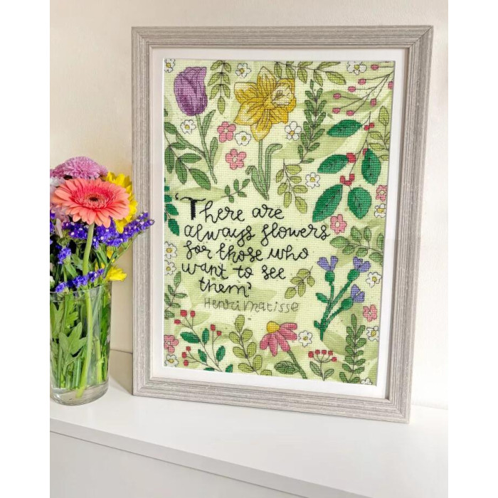 XCC2 Bothy Threads Набір для вишивки хрестиком - Бачення весни Vision Of Spring 18x27 см, Aida 14