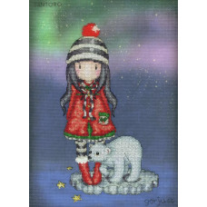 XG46 Bothy Threads Набір для вишивки хрестиком - Аврора Aurora 30,5x22 см, Aida 14